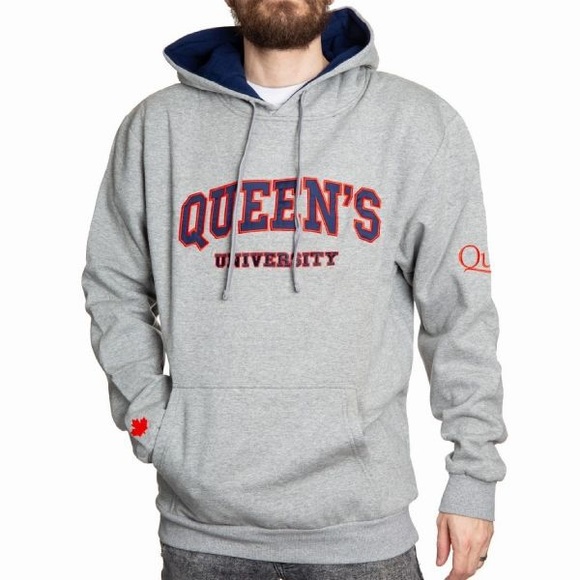Queen’s University Other - Queen’s University Varsity Hoodie Sweatshirt Top L